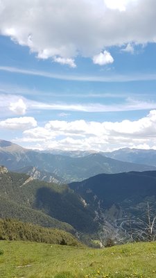 Blick über Andorra