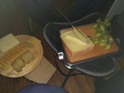 Käseplatte nachm Wandern ist was feines