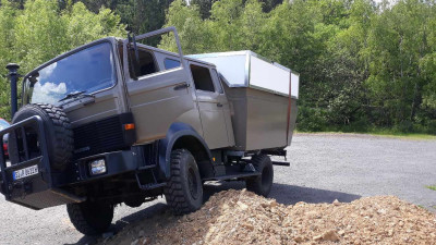 Zwischenrahmen mit 8cm Federweg in Verschränkung