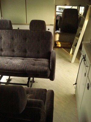 Blick Richtung Fahrerhaus
