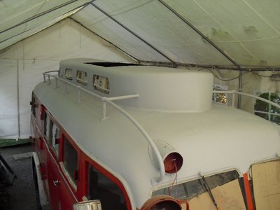 Dachlaterne blechmäßig fertig.