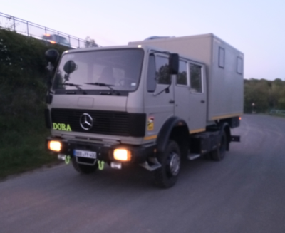 Der Lkw fährt wieder