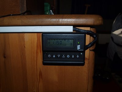 Bedienelement ,Regelung steht auf null