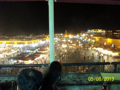 Souk Marrakesh bei Nacht