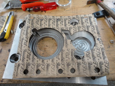 Adapterplatte mit Dichtung