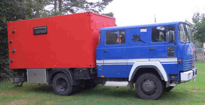Allrad getriebenes historisches Fahrzeug der LKW-Klasse