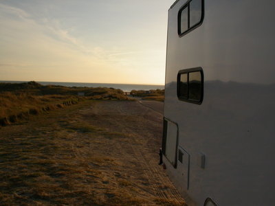 Immer nach westen gefahren bis zum Strand