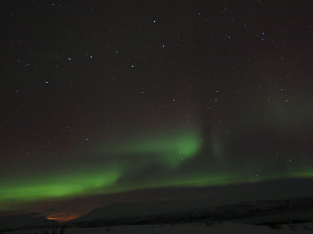 Und das Nordlicht gibt es wirklich!