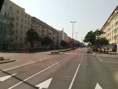 Hauptstraße in Gdingen
