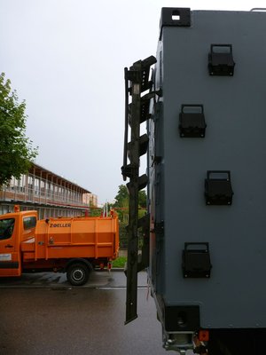 Leiter von der Seite