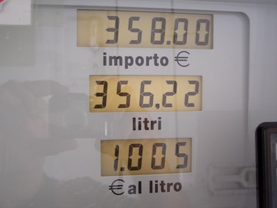 Shell Tankstelle in Livigno