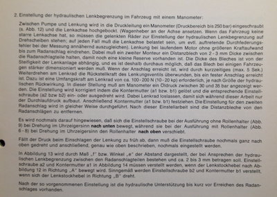 Quelle: ZF-Spindel-Hydrolenkung<br />Anleitung zur Bedienung, Wartung und Inspektion