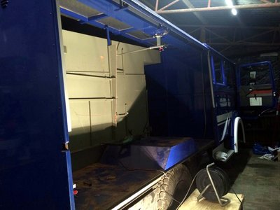 Entkernen der Kabine