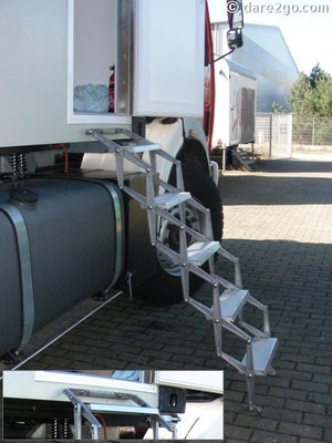 recycelte Dachbodentreppe