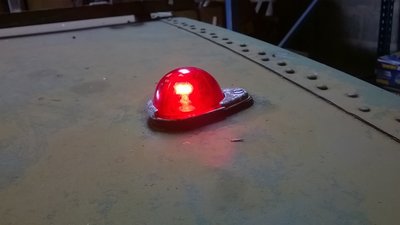 Rotlicht auf dem Dach