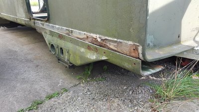 die abgelösten Containeraufnahmen