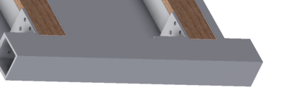 CAD: Idealisierte Element zur Untersuchung mit Autodesk Inventor. (Hauptrahmenprofil)