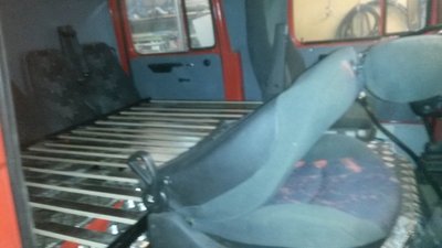 Lattenrost ausgerollt....