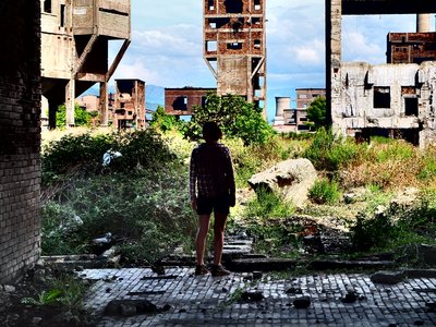 Industriebrache bei Elbasan