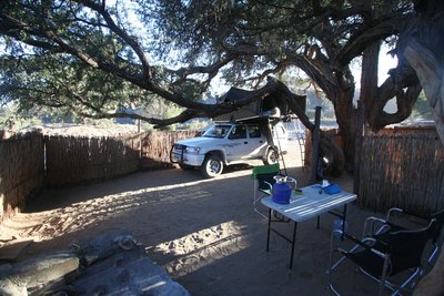 Campingplatz , Ugab River Rhino Camp/Namibia