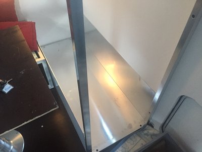 Sitzkiste abgekantet, 3mm Al
