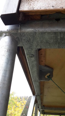 Detail eingeschobenes Bein