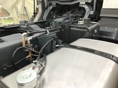 Alutank mit Steuerung für Dreitanksystem