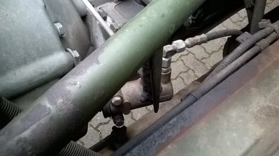 das andere Ende der Koppelstange