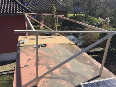 Rahmen fürs Gewächshaus