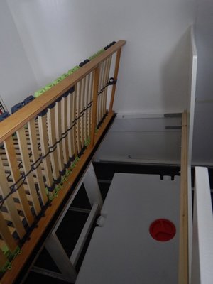 Staufläche - Lattenrost hochgeklappt