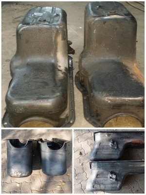 oil pans with different capacity