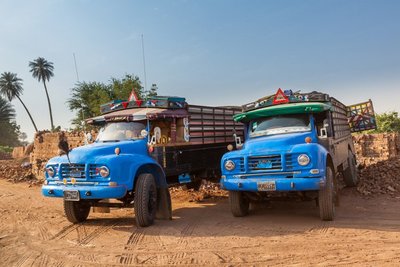 typischer Laster im Sudan