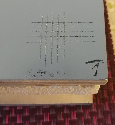 Lackiert ohne Primer --&gt; vor dem Test