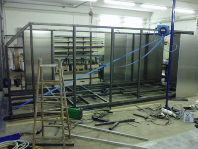 Frame comming together