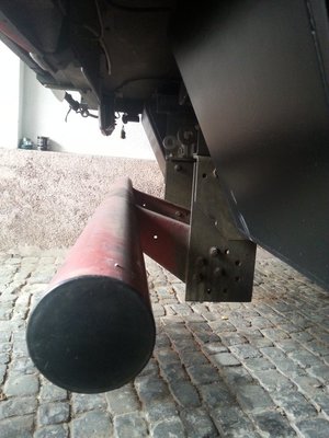 klappbarer Unterfahrschutz