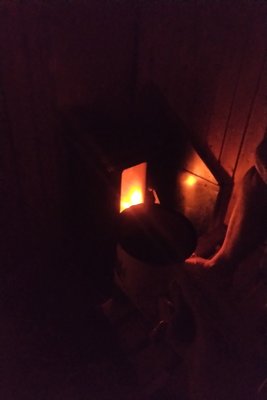 Wohliges Sauna Feuer