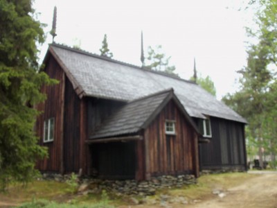 Wohl die älteste im Original erhaltene Holzkirche Finnlands