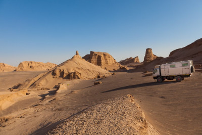 Cruisen in der Dasht-e Lut, immer wieder atemberaubend schön!