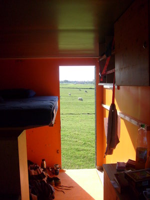 Blick aus der Tür