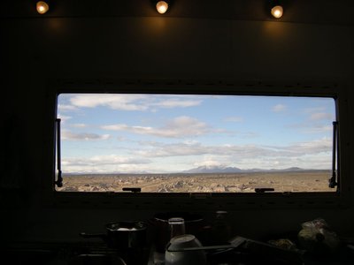 Snaefell aus dem Fenster, <br />am abend nach dem riss der Rückstellfeder vom Gasgestänge