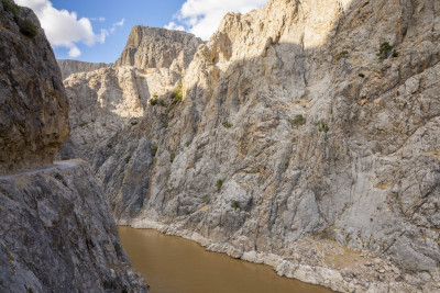 Die Piste durch den Karanlik Canyon ist nix für Manni!