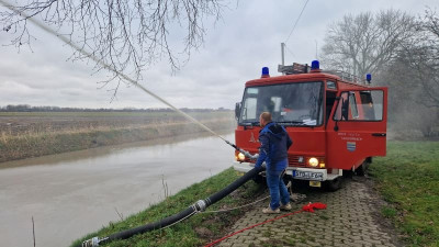 Angesaugt und Nachbar's Feld gegossen