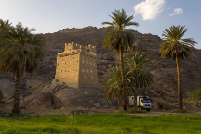 Jemenitische Architektur im Süden Saudi Arabiens