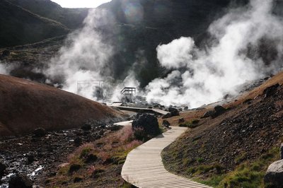 Geothermalgebiet im Südwesten
