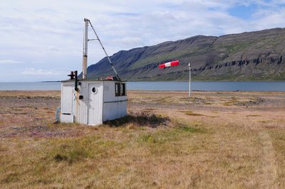 Provinzflughafen in den Westfjorden