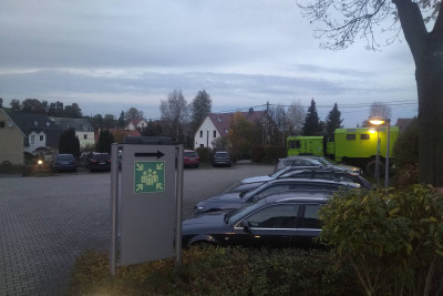 Parkplatz Ausbildungszentrum