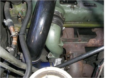 Luftführung zum Motor