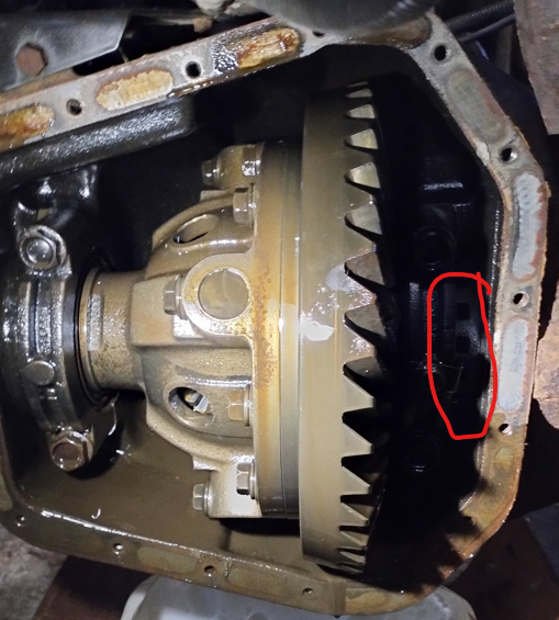 Einbauposition im Differential