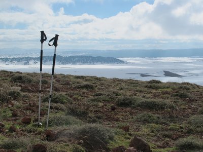 Winterlandschaft im Mittleren Atlas hinter Azrou.