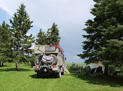 Free Campground am Lake Winnipegosis